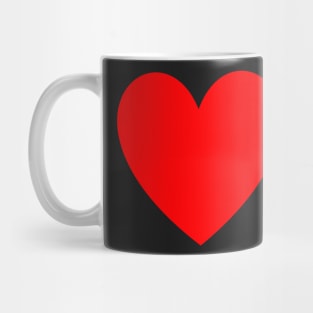 Single Butterfly Heart Mug